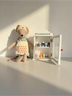 Miniature medicine bottles for dollhouse